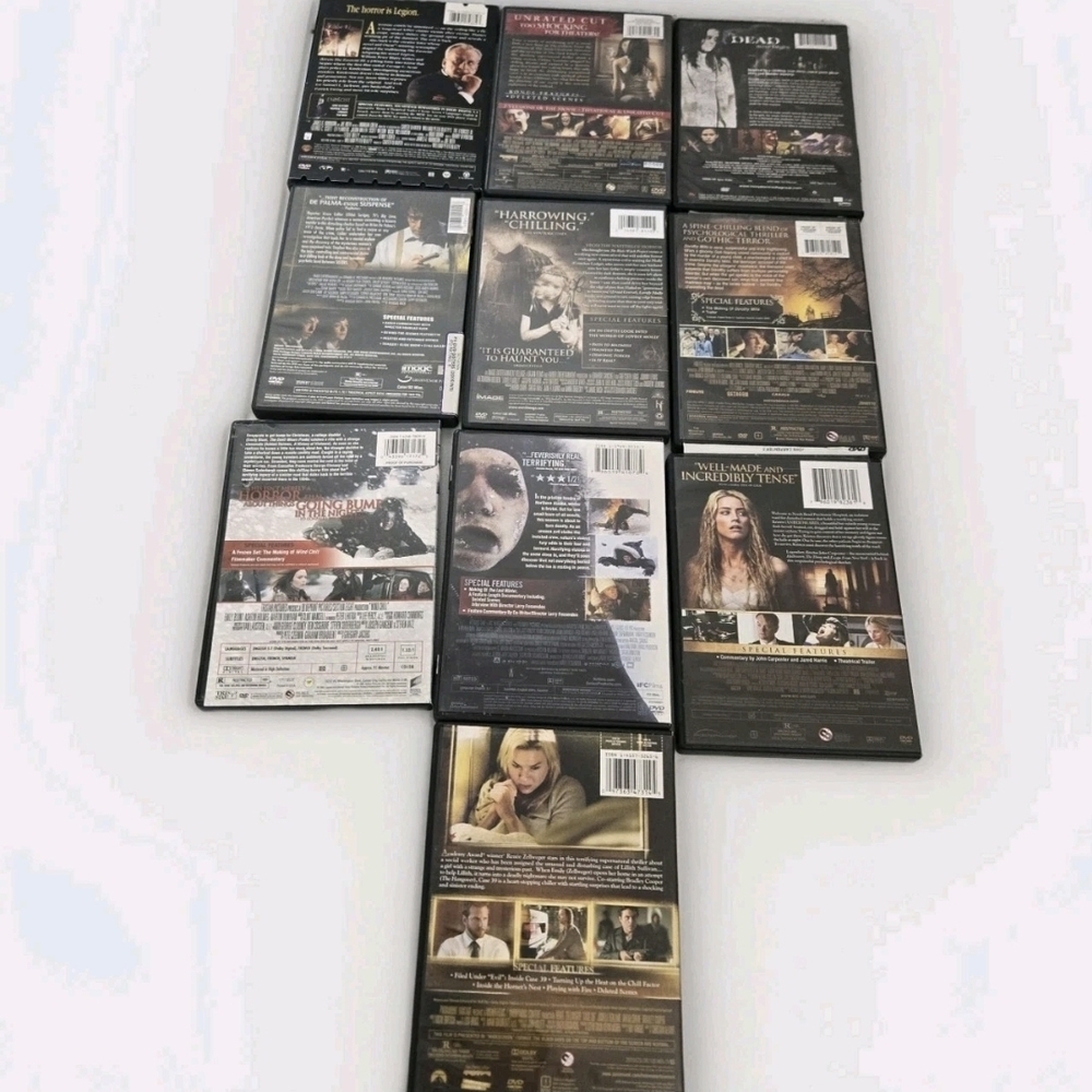 Horror DVD Bundle - 10 Titles Pre-owned- Case 39, The Ward, The Unborn, 7 More - Picture 5 of 5